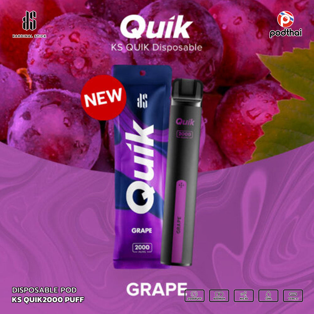 KS Quick 2000 Puffs Disposable