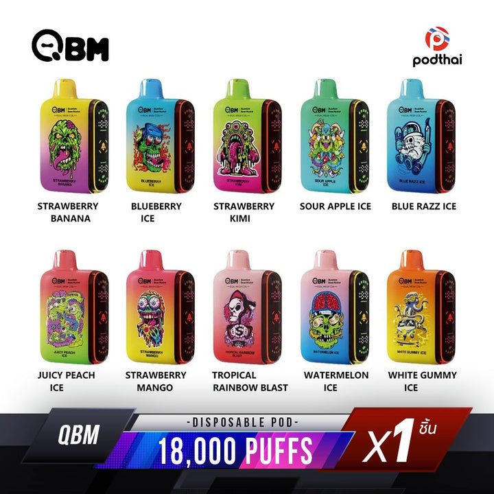 QBM 18000 Puffs Disposable Pod
