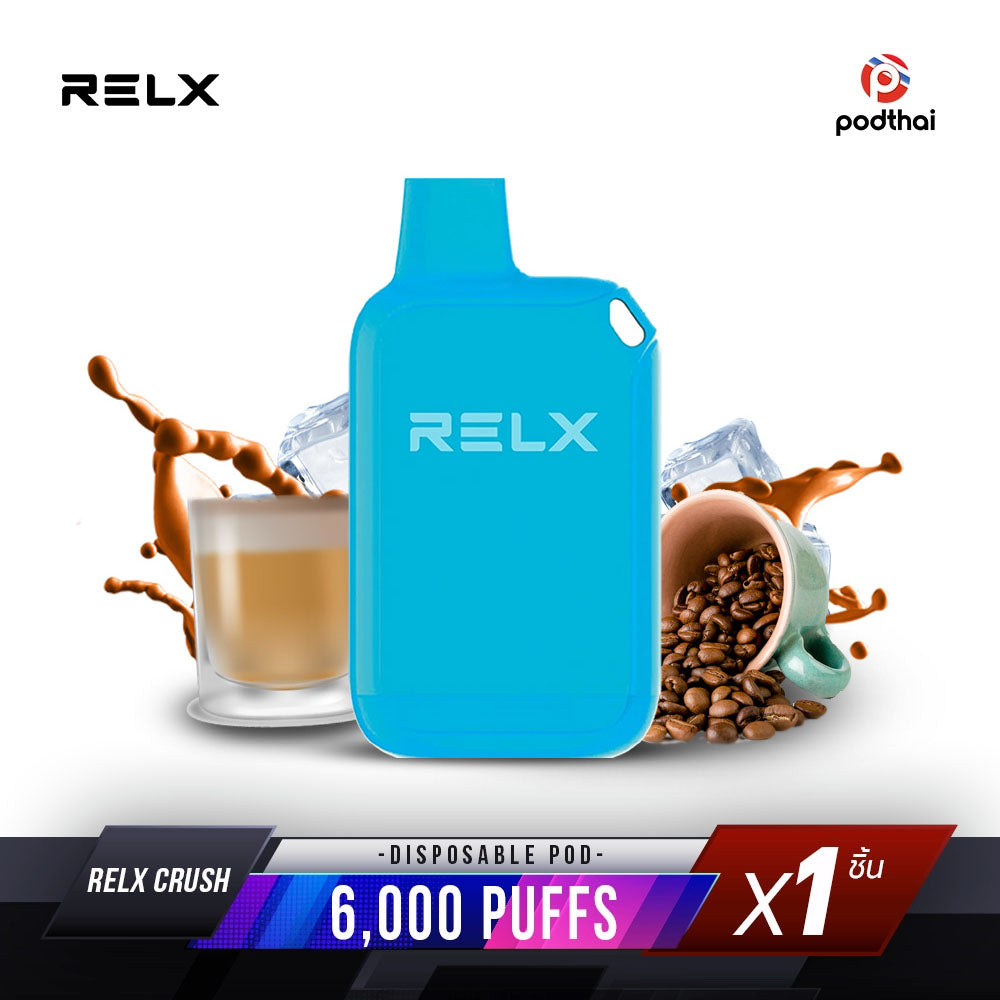 RELX CRUSH 6000 Puffs Disposable Pod