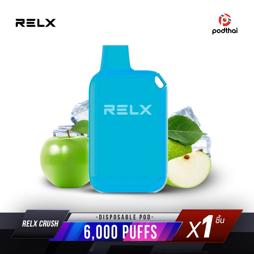 RELX CRUSH 6000 Puffs Disposable Pod