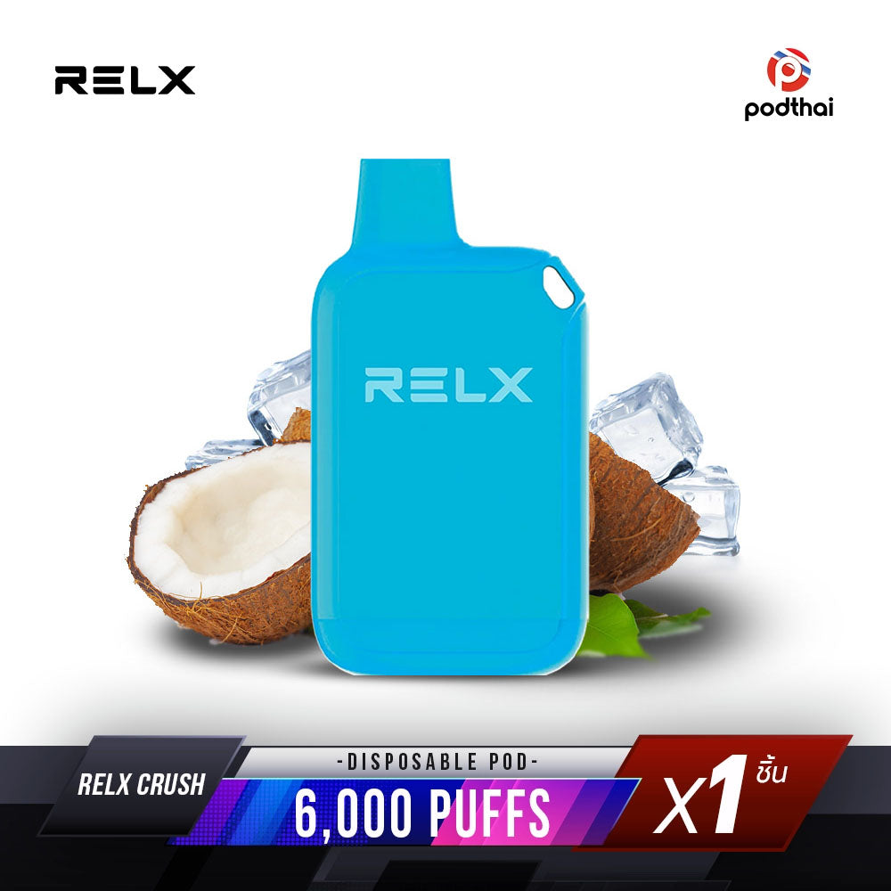 RELX CRUSH 6000 Puffs Disposable Pod