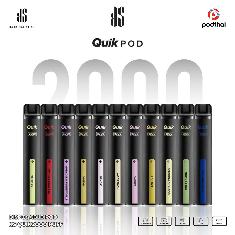 KS Quick 2000 Puffs Disposable